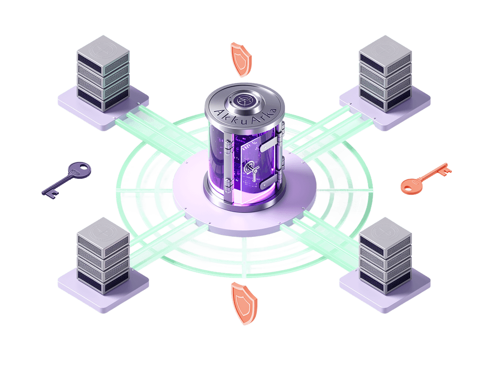 Akku PAM — AkkuArka credential vault, AkkuReka zero-trust session proxy, outbound agent