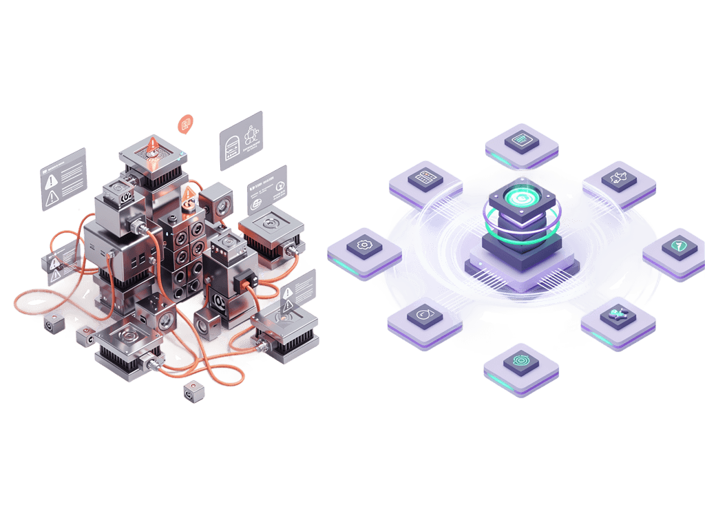 Total cost of ownership — bundled platform pricing vs assembled point-solution stack