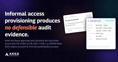Informal Access Provisioning Produces No Defensible Audit Evidence.