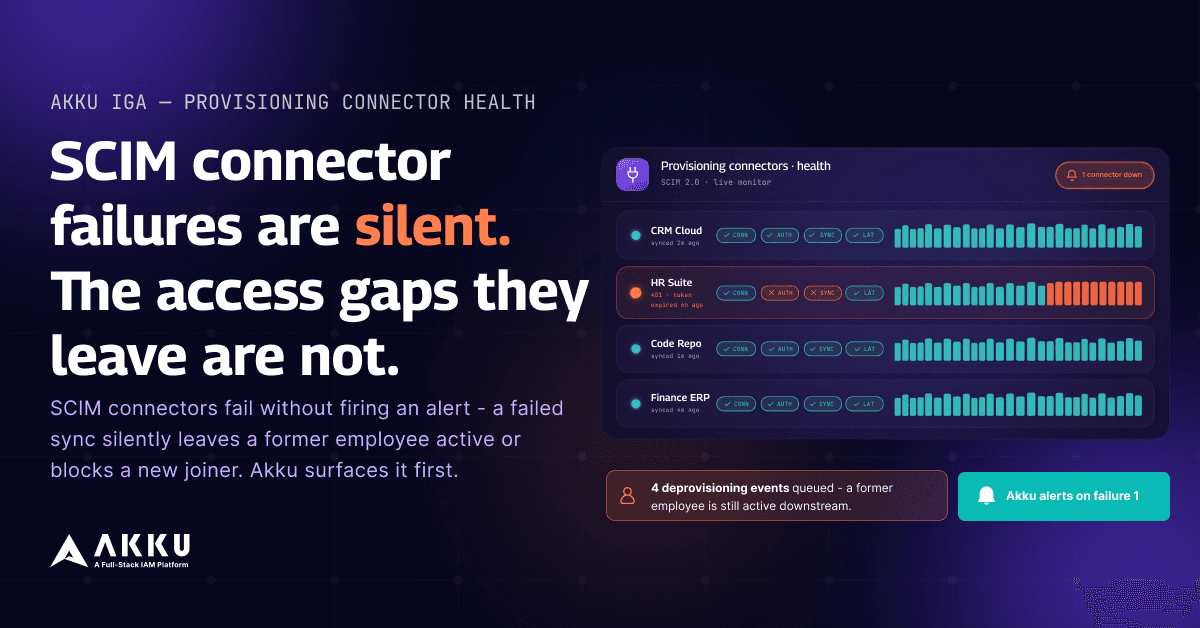 SCIM Connector Failures Are Silent. The Access Gaps They Leave Are Not.