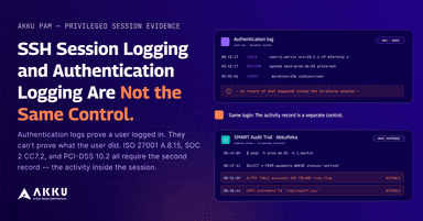 SSH Session Logging and Authentication Logging Are Not the Same Control.