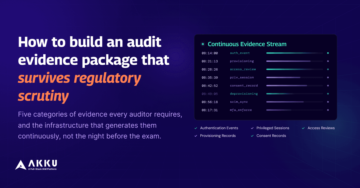 Building a Defensible Audit Evidence Package for Regulators | Akku